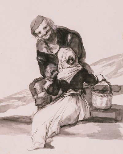 Vigyázz a tanácsra (vágott) alkotó: Francisco de Goya