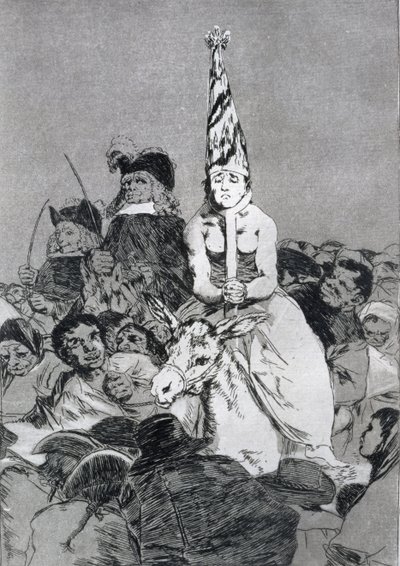 193-0082124 Semmit nem lehetett tenni ellene, a „Los caprichos” 24. táblája, kocsma. 1799 (rézkarc) alkotó: Francisco Jose de Goya y Lucientes