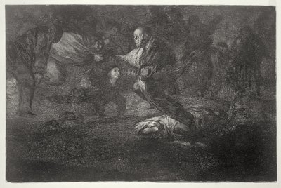 193-0082314 Temetési rejtvény, a „Példabeszédek” 18. táblája alkotó: Francisco Jose de Goya y Lucientes