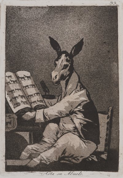És ilyen volt a nagyapja is (Asta su abuelo) alkotó: Francisco de Goya