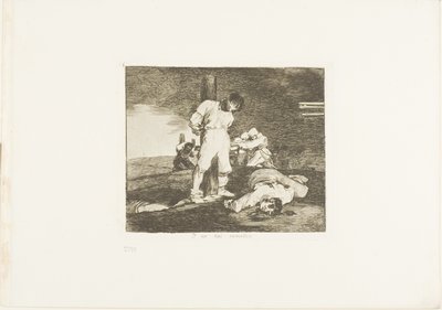 És nincs rá segítség, 15. tábla A háború katasztrófái című könyvből alkotó: Francisco Jose de Goya y Lucientes