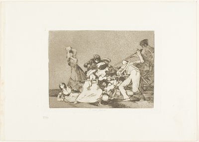 És olyanok, mint a vadállatok, a The Disasters of War ötös táblája alkotó: Francisco Jose de Goya y Lucientes