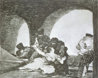 Keserű jelen lenni, a „The Disasters of War” 13. lemeze alkotó: Francisco Jose de Goya y Lucientes