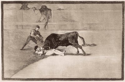 Bikaviadal: Pepe Hillo szerencsétlen halála alkotó: Francisco de Goya