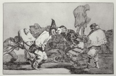 Farsangi fantázia, „Példabeszédek” 14. tányérja alkotó: Francisco Jose de Goya y Lucientes