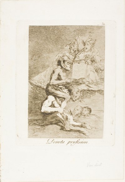 Jámbor szakma, 70-es lemez Los Caprichosból alkotó: Francisco Jose de Goya y Lucientes