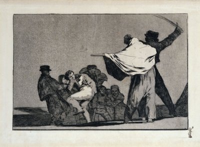Ismert közmondás, más néven: További közmondás: Micsoda harcos! alkotó: Francisco Jose de Goya y Lucientes