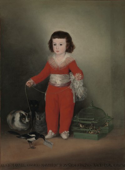 Don Manuel Osorio Manrique de Zuniga (1784-92) alkotó: Francisco de Goya
