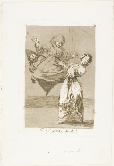 Ne sikíts, hülye, 74-es lemez a Los Caprichos-tól alkotó: Francisco Jose de Goya y Lucientes