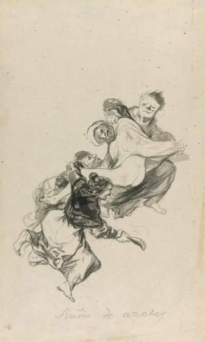 Álom a korbácsolásról alkotó: Francisco Jose de Goya y Lucientes