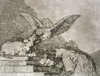 Macska pantomim, a „The Disasters of War” 73. lemeze alkotó: Francisco Jose de Goya y Lucientes