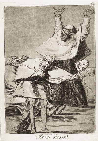 GOYA Y LUCIENTES, Francisco de (1746-1828). Itt az idő. 1797-1799. (21 x 14