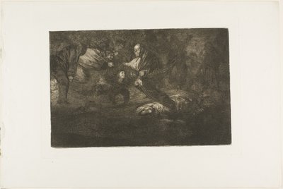 Isten megteremti őket, és egyesülnek, Los Proverbios 18. lemeze alkotó: Francisco Jose de Goya y Lucientes