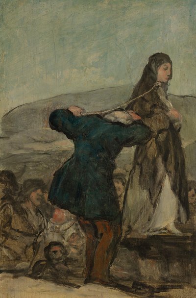 Boszorkányok kivégzése alkotó: Francisco Jose de Goya y Lucientes