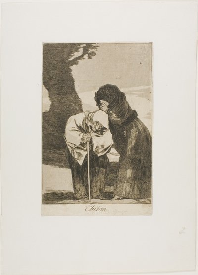 Hush, 28-as lemez Los Caprichosból alkotó: Francisco Jose de Goya y Lucientes