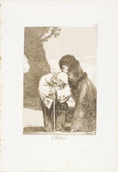 Hush, 28-as lemez Los Caprichosból alkotó: Francisco Jose de Goya y Lucientes