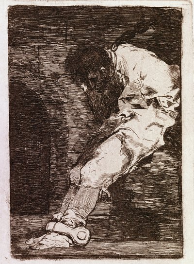 Ha bűnözőről van szó, gyorsan meghal (Aquatint, 1810 körül) alkotó: Francisco de Goya