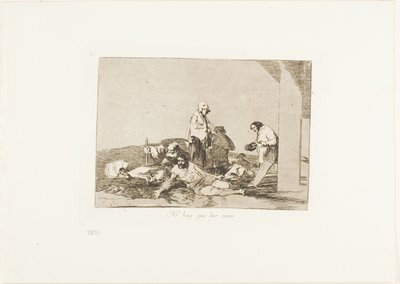 Nincs értelme kiabálni, 58. tábla A háború katasztrófái című könyvből. alkotó: Francisco Jose de Goya y Lucientes