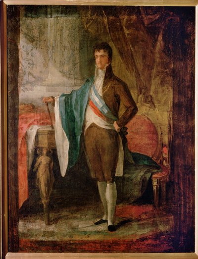 VII. Ferdinánd király, bozetto (festmény, vászon) alkotó: Francisco Jose de Goya y Lucientes