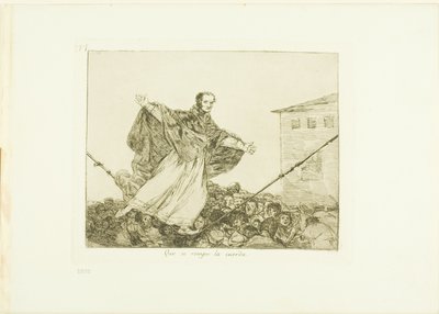 Elszakadhat a zsinór, 77-es lemez a The Disasters of War-ból alkotó: Francisco Jose de Goya y Lucientes