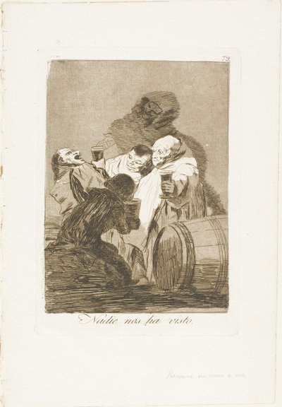 Senki sem látott minket, 79. lemez Los Caprichosból alkotó: Francisco Jose de Goya y Lucientes