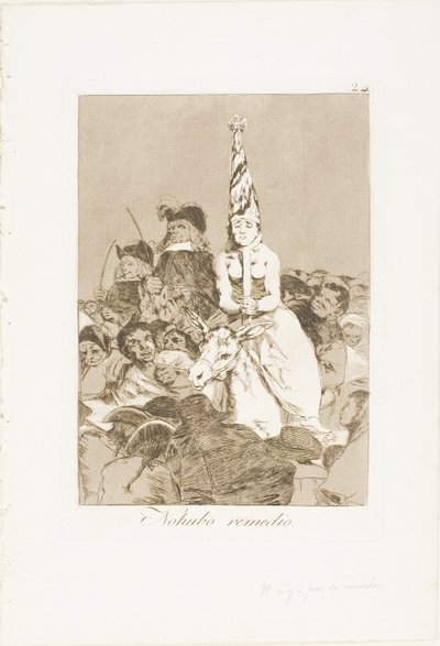 Semmit sem lehetett tenni ellene, Los Caprichos 24-es lemeze alkotó: Francisco Jose de Goya y Lucientes