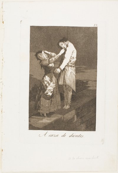 Hunting for Teeth, tizenkettes lemez Los Caprichosból alkotó: Francisco Jose de Goya y Lucientes