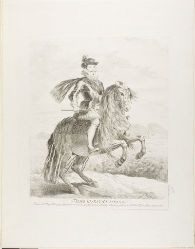 Fülöp III alkotó: Francisco Jose de Goya y Lucientes