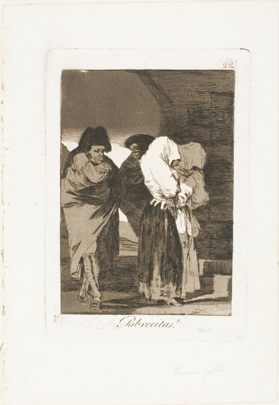 Szegény kislányok!, 22-es lemez Los Caprichosból alkotó: Francisco Jose de Goya y Lucientes