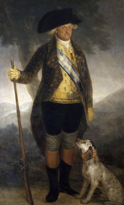 IV. Károly spanyol király (1749-1819) portréja, 18. század vége, Francisco Goya, olaj, vászon, 209x126 cm alkotó: Francisco Jose de Goya y Lucientes