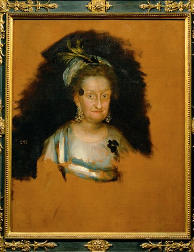 Maria Luisa spanyol királynő ... (festmény vászonra) alkotó: Francisco Jose de Goya y Lucientes