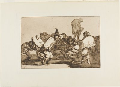 Örülj, karnevál, mert holnap hamu leszel, Los Proverbios 14-es táblája alkotó: Francisco Jose de Goya y Lucientes
