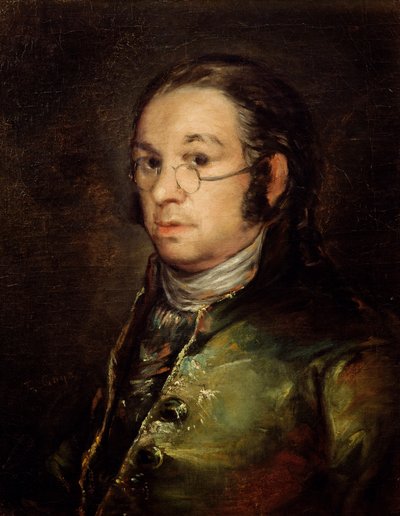 Önarckép szemüveggel alkotó: Francisco de Goya
