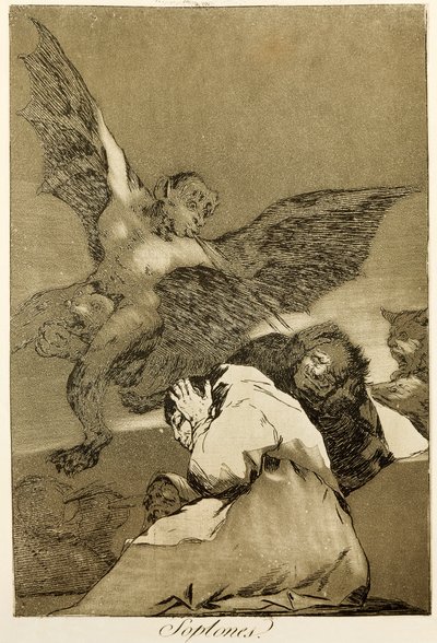 Snitches Francisco de Goya (1746-1828), rézkarc és akvatinta 48-as szám a Capricci sorozatban (circaprichos) alkotó: Francisco Jose de Goya y Lucientes