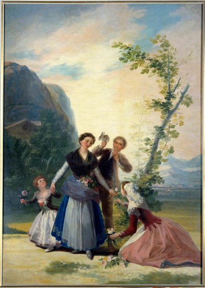 Francisco de Goya tavaszi festménye (1746-1828) 19. század. Homályos. 2,77 X 1,92 m. Madrid. Prado Múzeum alkotó: Francisco de Goya