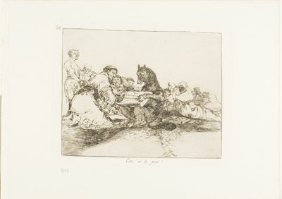 Ez a legrosszabb!, 74. lemez a The Disasters of War-ból alkotó: Francisco Jose de Goya y Lucientes