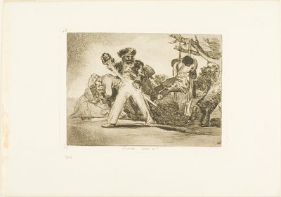 Ez kemény!, 31. tábla A háború katasztrófái című könyvből. alkotó: Francisco Jose de Goya y Lucientes