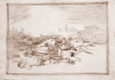 A háború katasztrófái: És még sok más (előkészítő rajz alkotó: Francisco de Goya