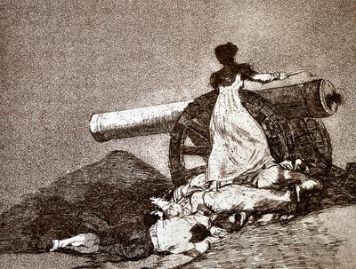 A háború katasztrófái: Que Valor! (Micsoda bátorság) (részlet) alkotó: Francisco Jose de Goya y Lucientes