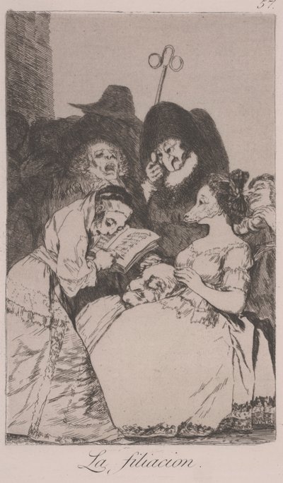 A Filiáció alkotó: Francisco de Goya