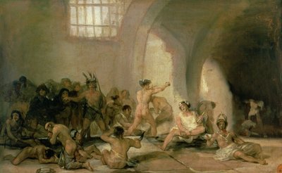 Az őrültek háza alkotó: Francisco de Goya