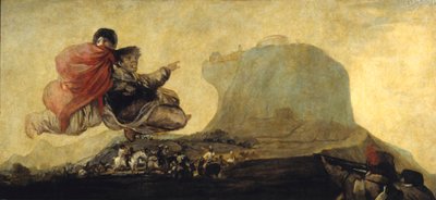 A boszorkányok szombatja vagy az El Aquelarre fantasztikus látomása. Francisco de Goya (1746-1828) festménye 1819-1823 V. 1,23x2,65 m Madrid, Prado Múzeum alkotó: Francisco de Goya