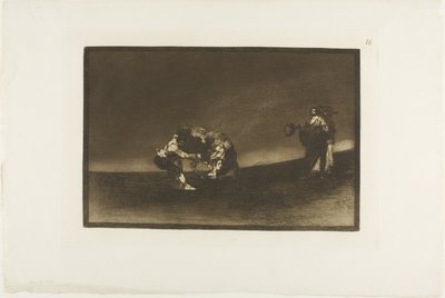 Ugyanaz az ember bikát dob a gyűrűbe Madridban, 16. lemez A bikaviadal művészetéből alkotó: Francisco Jose de Goya y Lucientes