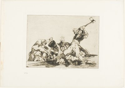 Ugyanaz, a The Disasters of War harmadik lemeze alkotó: Francisco Jose de Goya y Lucientes