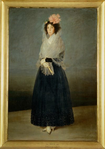 Del Carpio grófnő, Solana márkinő 1795 körül festett, halálának évében ... alkotó: Francisco Jose de Goya y Lucientes