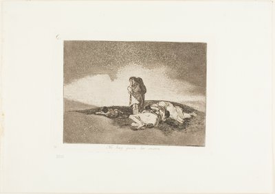 Nincs, aki segítsen rajtuk, 60. lemez a The Disasters of War-ból alkotó: Francisco Jose de Goya y Lucientes