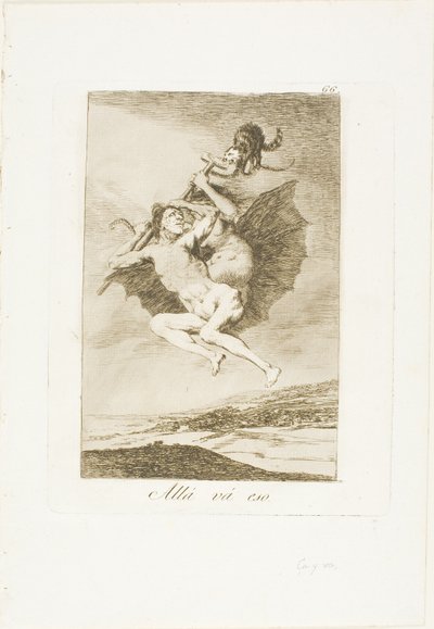 Tessék, 66-os lemez Los Caprichosból alkotó: Francisco Jose de Goya y Lucientes