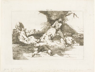 Használják őket, 16. lemez a The Disasters of War-ból alkotó: Francisco Jose de Goya y Lucientes
