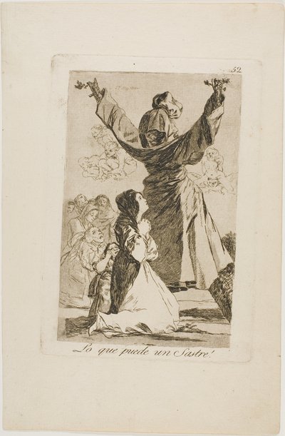 Mit tud egy szabó!, 52-es lemez Los Caprichosból alkotó: Francisco Jose de Goya y Lucientes