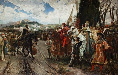 Granada kapitulációja alkotó: Francisco Pradilla y Ortiz